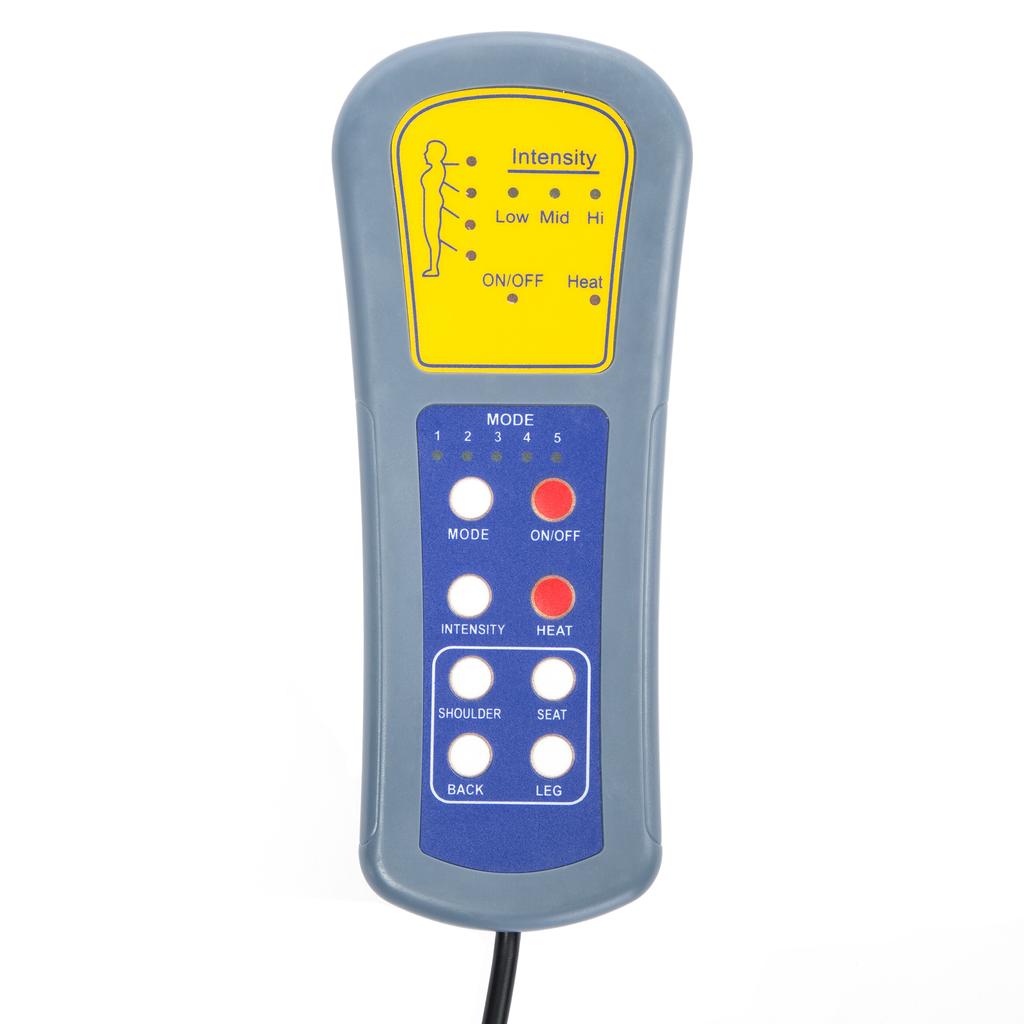 vidaXL Massage Chair Electric Massaging Recliner Chair for Elderly Fabric