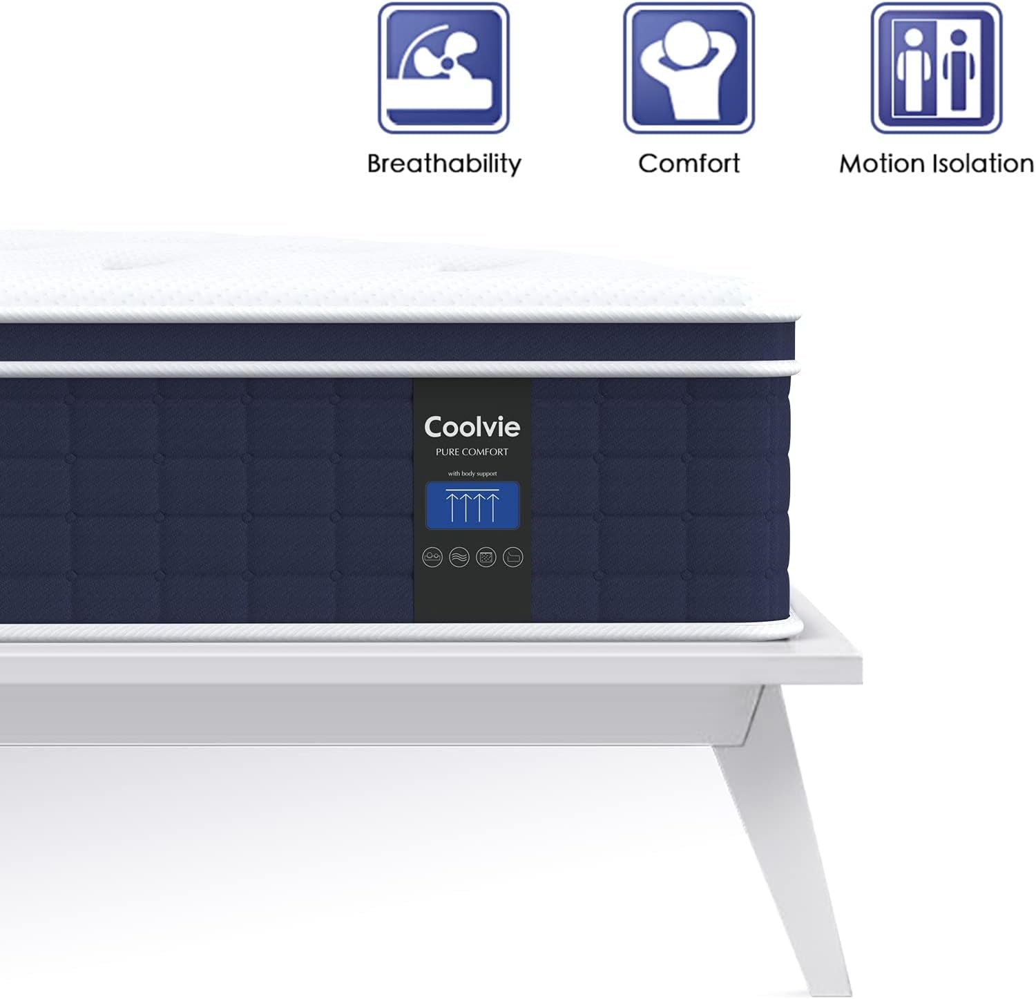 12 Inch Twin XL Mattress with Medium Firm Support