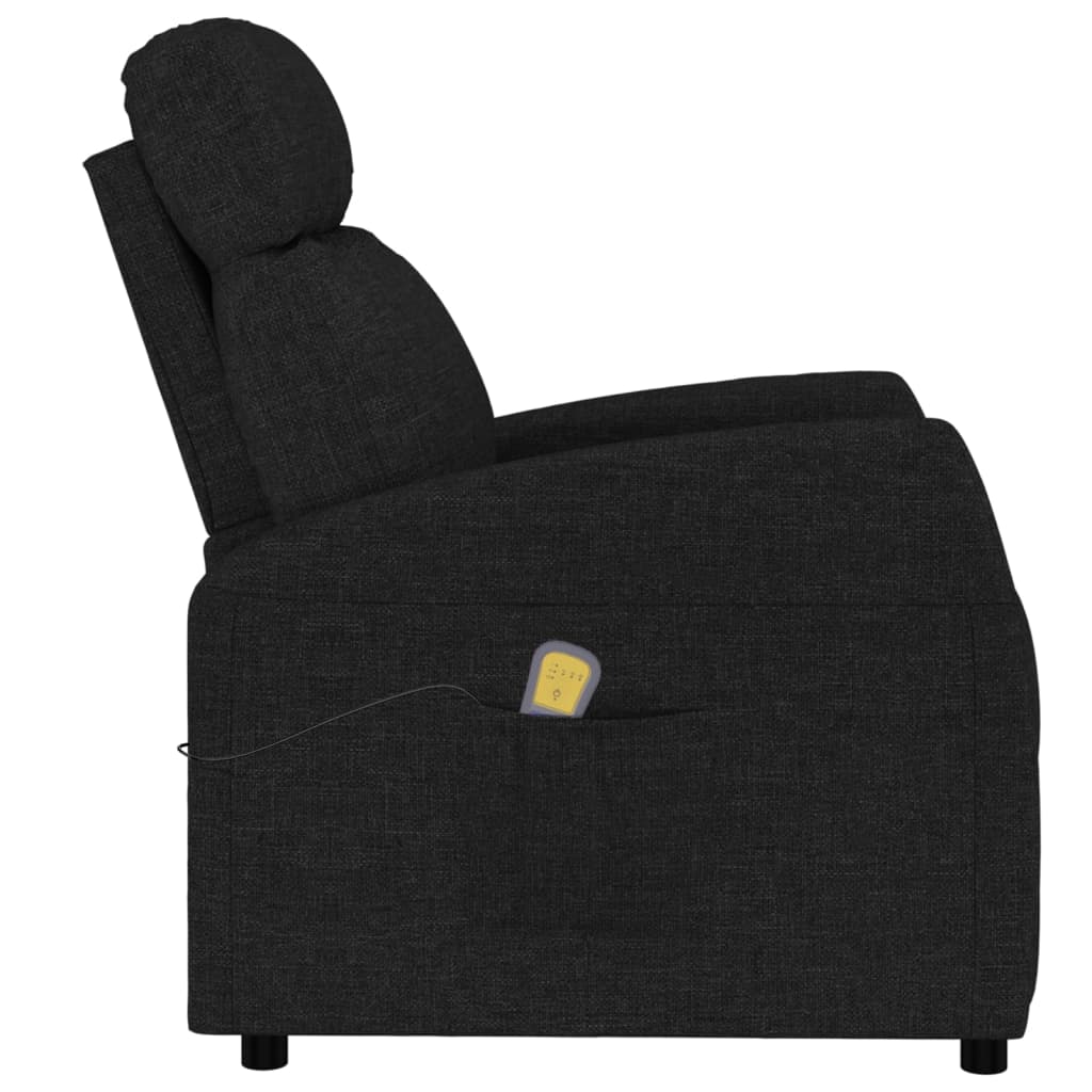 vidaXL Massage Recliner Chair Adjustable Push Armchair for Elderly Fabric