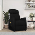 vidaXL Massage Recliner Chair Adjustable Push Armchair for Elderly Fabric