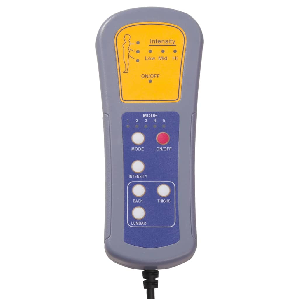 vidaXL Massage Recliner Electric Massaging Recliner Chair for Elderly Fabric