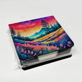 Colorful Yarrow PU Leather Note Paper Holder