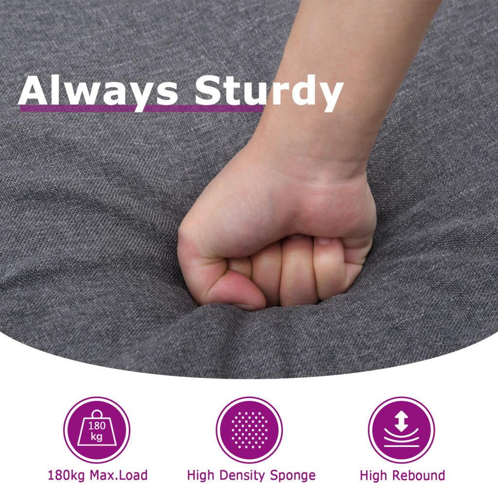 vidaXL Massage Chair Leisure Adjustable Chair for Home Theater Cinema Fabric-4