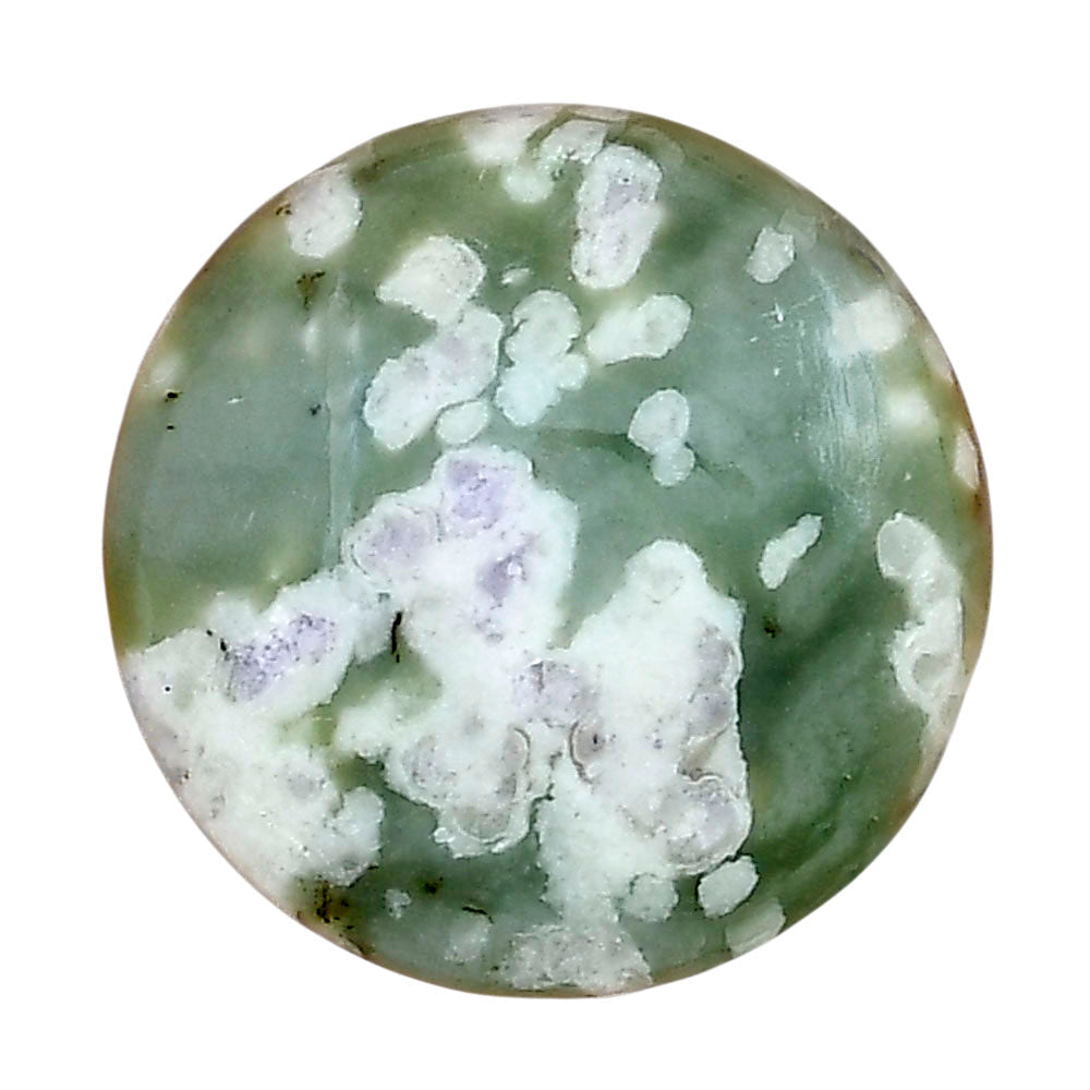 Peace Jade 23.6x23.6x6 mm Round Gemstone LS01512-19