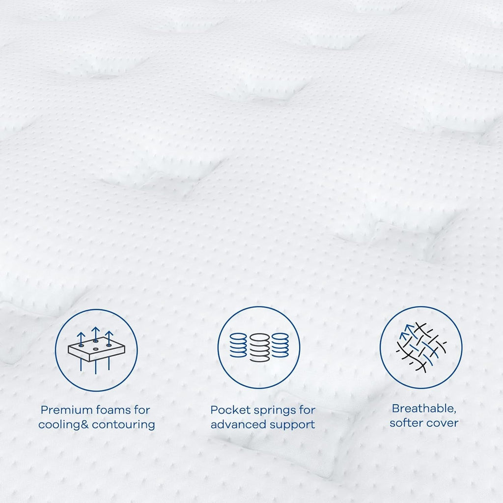 12 Inch Twin XL Mattress with Medium Firm Support