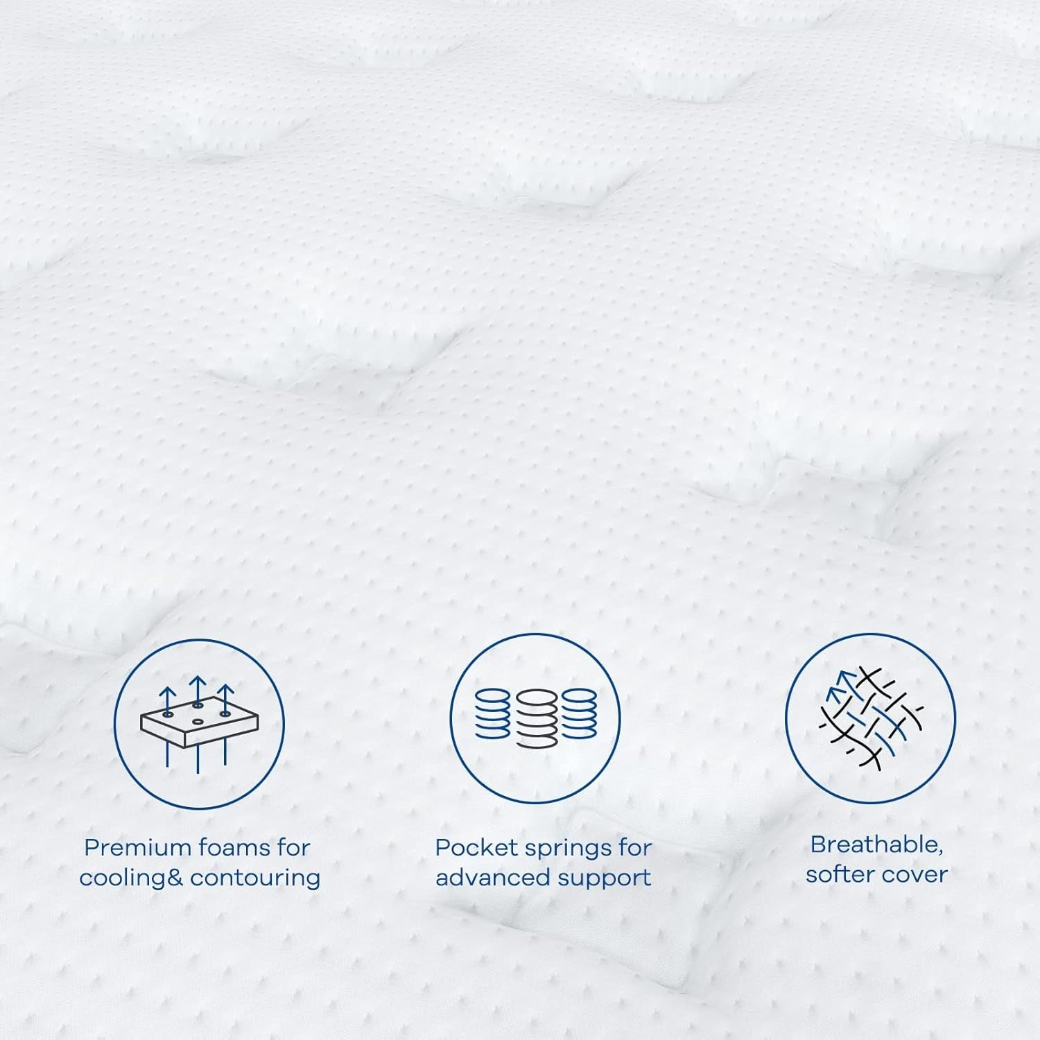 12 Inch Twin XL Mattress with Medium Firm Support