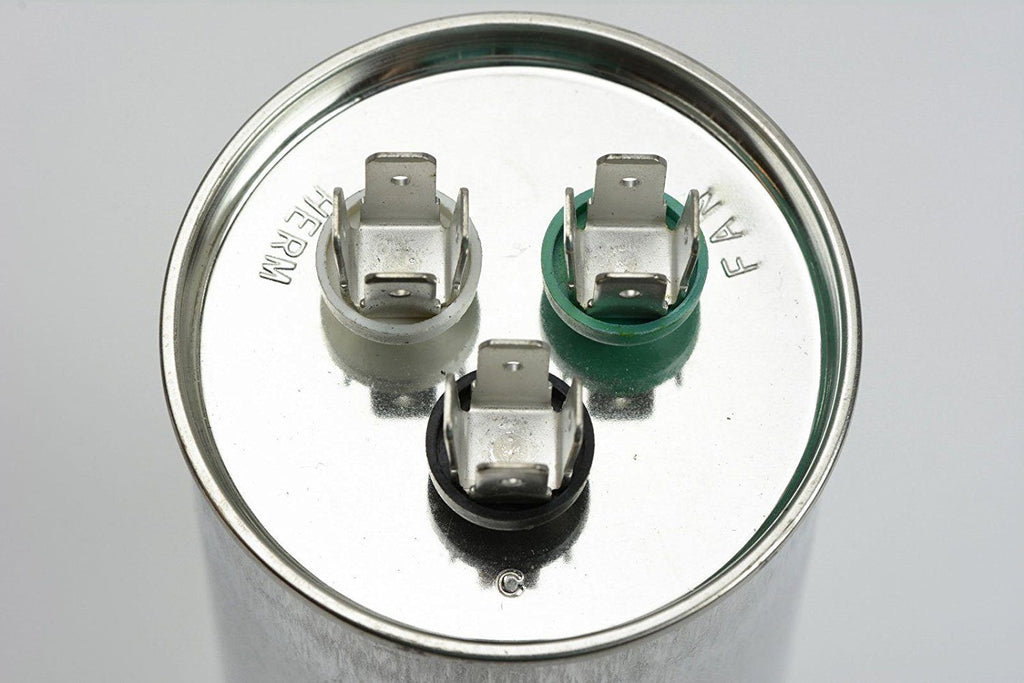 Jard 12819 Replacement - 80 + 7.5 uf / Mfd 370 / 440 VAC AmRad Round Dual Universal Capacitor