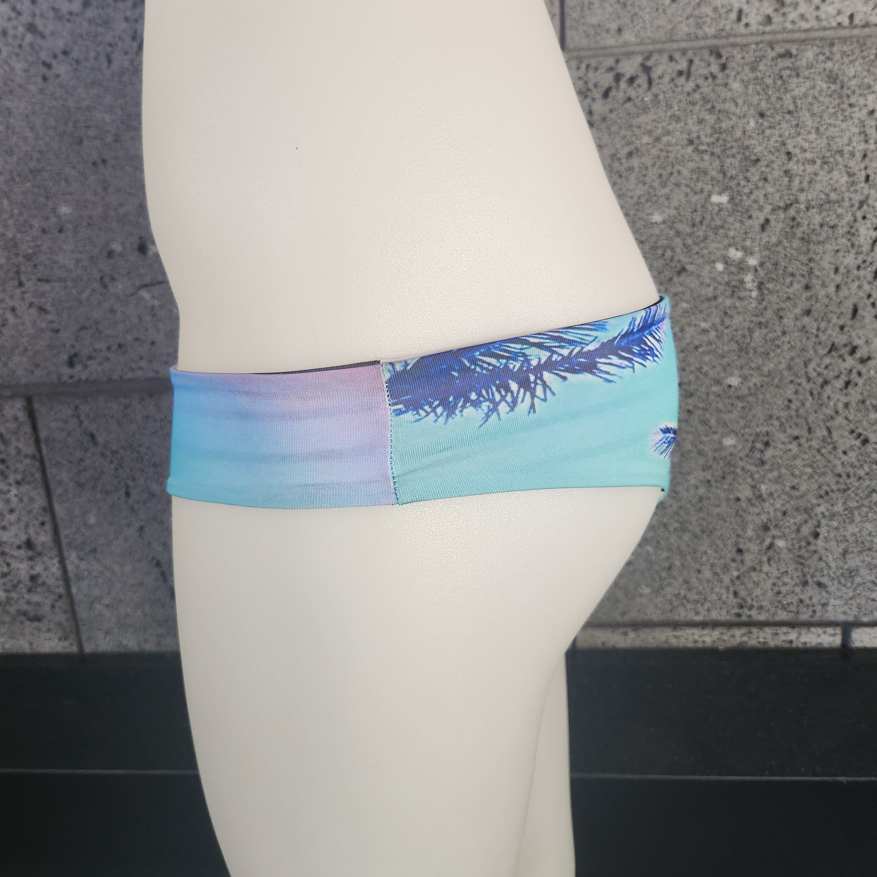 Loco Boutique Makapuu Palm Cinched Rear Bikini Bottom
